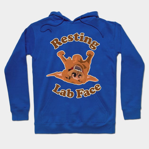 Rest Labrador Face Hoodie by BOEC Gear